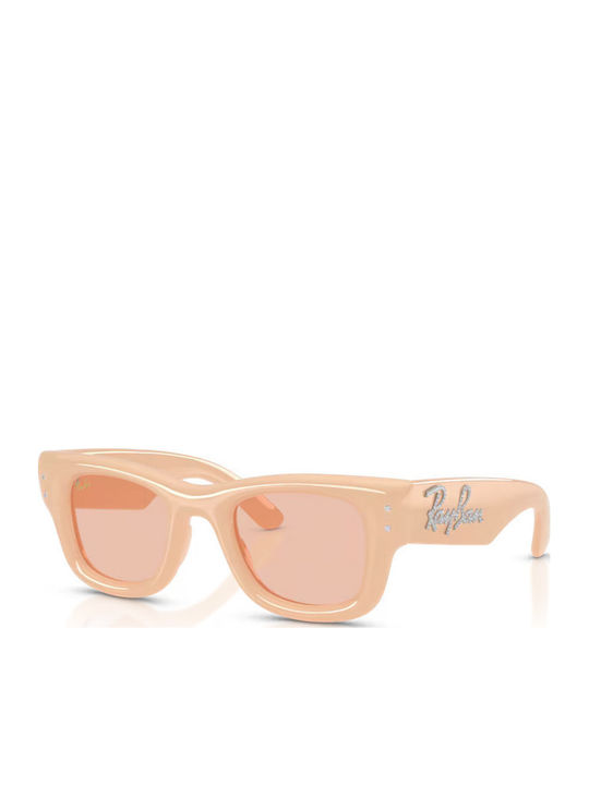Ray Ban Unisex Sonnenbrillen mit Beige Horn umr...