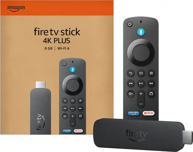 Amazon Smart TV Stick Fire TV Stick 4K Plus 4K UHD cu Bluetooth