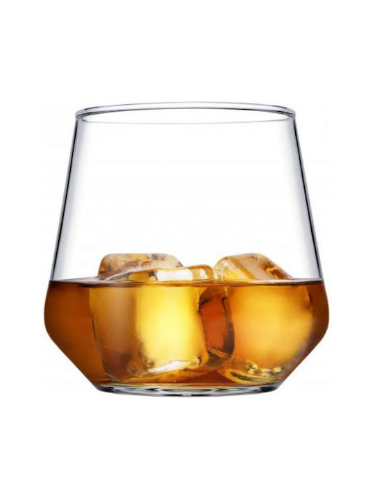 Pasabahce Set of Glasses Whiskey / Water / Red Wine made of Glass in Red Color 350ml 6pcs