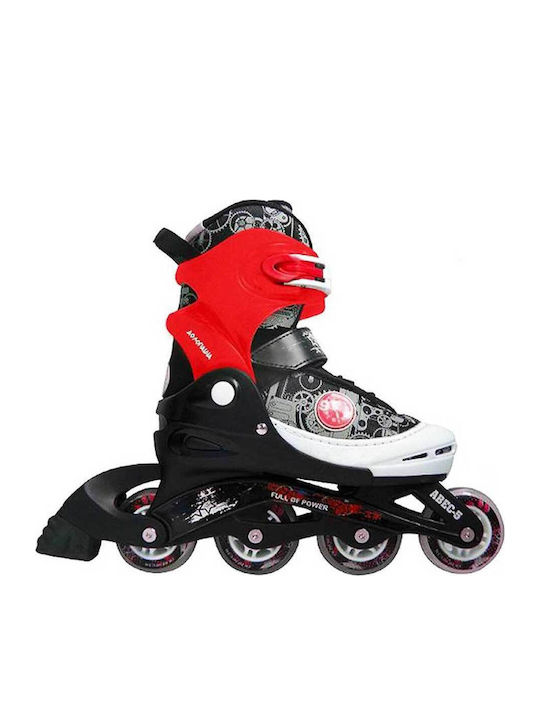 3K Medical Line S.A. Inline Αυξομειούμενα Rollers Κόκκινα Παιδικά