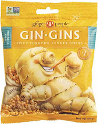 Ginger People Gin Gins Spicy Turmeric Ginger Chews Μασώμενες Λιχουδιές Πικάντικο Κουρκούμη Τζίντζερ 60γρ Ginger People Gin Gins Spicy Turmeric Ginger Chews Μασώμενες Λιχουδιές Πικάντικο Κουρκούμη Τζίντζερ 60γρ