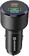 Swissten Car Charger Fast Charging 63W USB-C Power Delivery 45W USB 3.0 18W Black