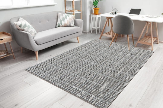 Nikotex Carpets Non-Slip Living Room Rug Warren Ebony-Light Blue 133x190