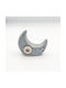 G2026/446 Tabletop Ceramic Decorative Moon Eye Grekas Home