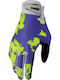 Thor Launchmode Summer Men's Motocross Gloves Purple Yellow Acid