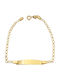 Savvas Design Kids Bracelet ID from Gold 14K