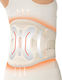 iKeepFit Maxwarm 4.0 Gürtel Massage für die Taille, den Rücken & den Körper mit Vibration und Heizfunktion Weiß W15s