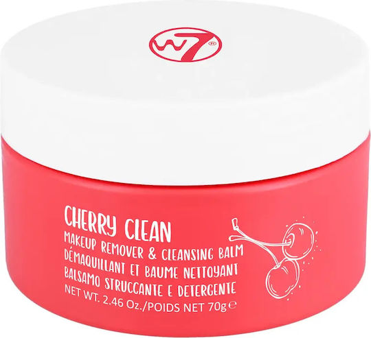 W7 Cosmetics Cherry Clean Balm Waterproof Makeup Remover Face & Eyes 70gr