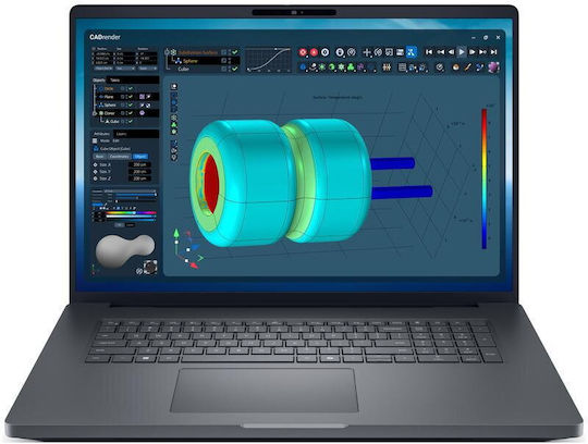 Dell Pro Max 18 Plus MB18250 18" QHD+ (Ultra 7-265 HX/32GB/512GB SSD/RTX PRO 2000 Blackwell/W11 Pro) (Tastatură Engleză Internațională)