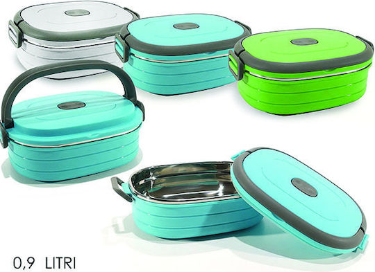 Rectangular Lunch Box 0.9lt 2 Pieces