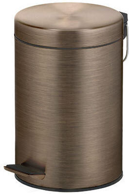 Cora Metallic Bathroom Bin 5lt Bronze