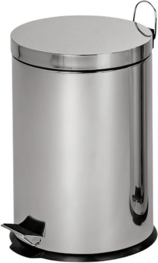 Ram Inox Bathroom Basket 20lt Silver
