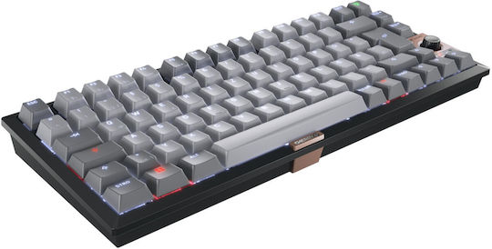 Cherry TAS KW 300 MX Wireless Gaming Keyboard 75% with Cherry MX2A Brown switches and RGB lighting (English US) Gray