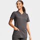 Cherokee Wwe620 Women's Gray Medical Blouse
