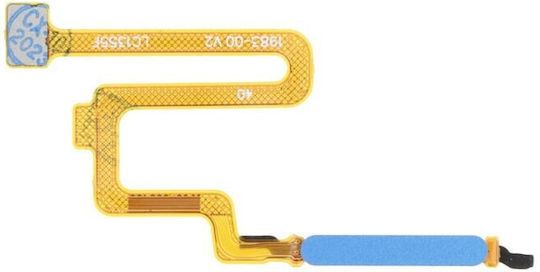 Xiaomi Redmi Note 11 Pro 5G/Poco X4 Cablu Flex Senzor Amprentă Digitală Albastru OEM
