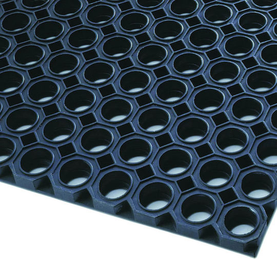 Notrax Oct-o-flex 00118 Rubber Doormat 75x100cm with Holes Non-Slip Heavy Duty Drainage