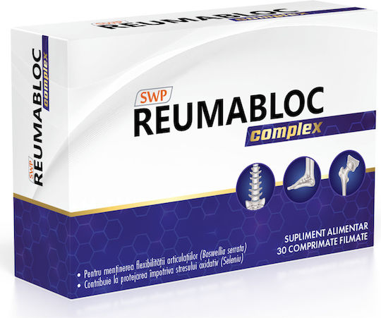Sun Wave Pharma Reumabloc Complex Supliment Pentru Stres 30 Comprimate