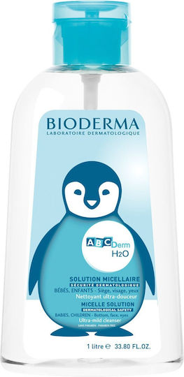 Bioderma ABCDerm Micellar Water Ντεμακιγιάζ Προσώπου με Ενυδατική δράση 1000ml