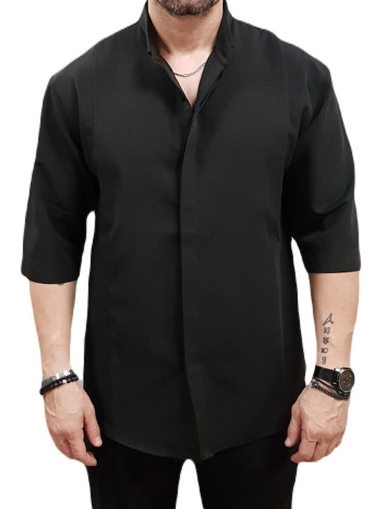 Vittorio Artist Μακρυμάνικo Overshirt Black