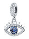 Charmy Charm Ochi Protector din Argint cu Zircon Albastru