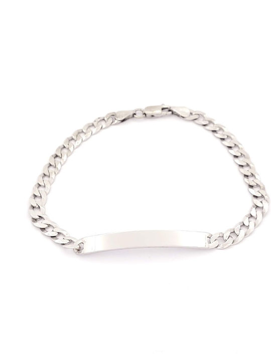 Luxor Men's Silver Id Bracelet