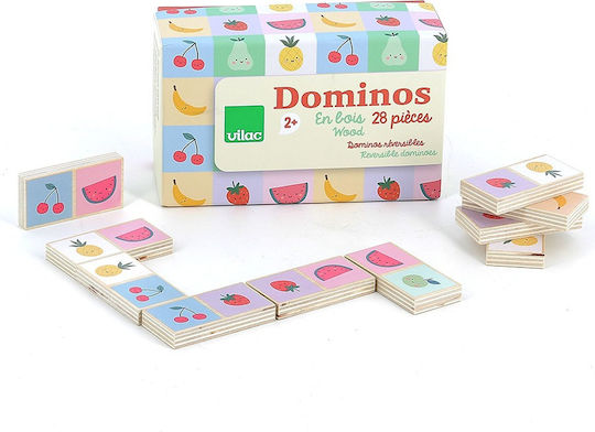 Επιτραπέζιο Παιχνίδι Domino για 1 Παίκτη 2+ Ετών (FR) Vilac