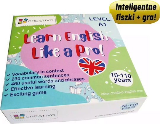 Learn English Like A Pro - Inteligentne Fiszki + Gra (poziom A1)