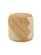 Stool For Living Room Wicker Elision Natural-beige 2pcs 40x40x40cm