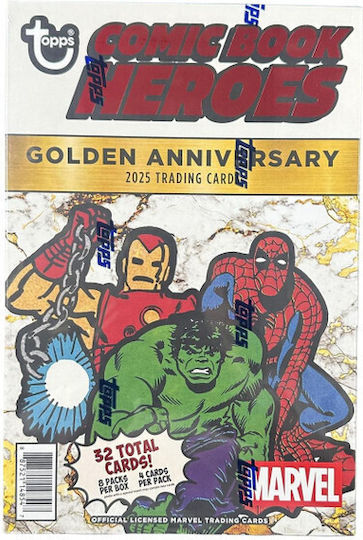 Topps 2025 Marvel Comic Book Heroes 1975 Golden Anniversary Booster Pack |  Skroutz.gr
