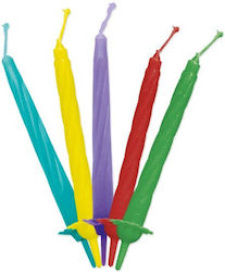 Multicolour Birthday Candles 12 Pieces