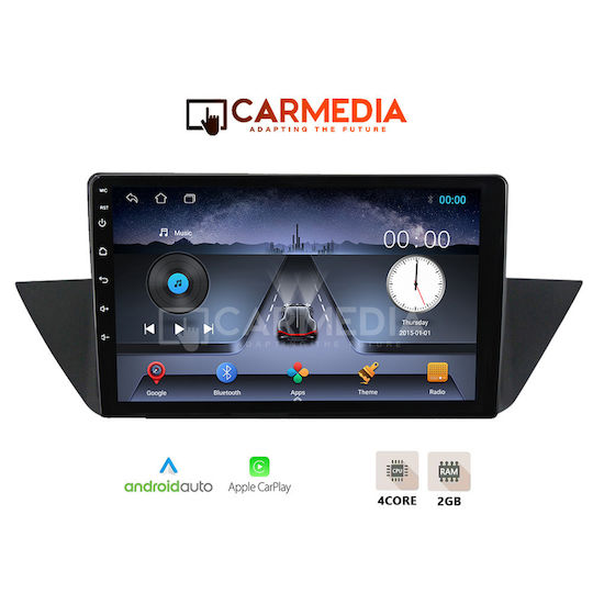 Carmedia Car Audio System for BMW X1 (E84) 2009-2015 with Touch Screen 10" Bluetooth USB Wi-Fi GPS Apple CarPlay Android Auto