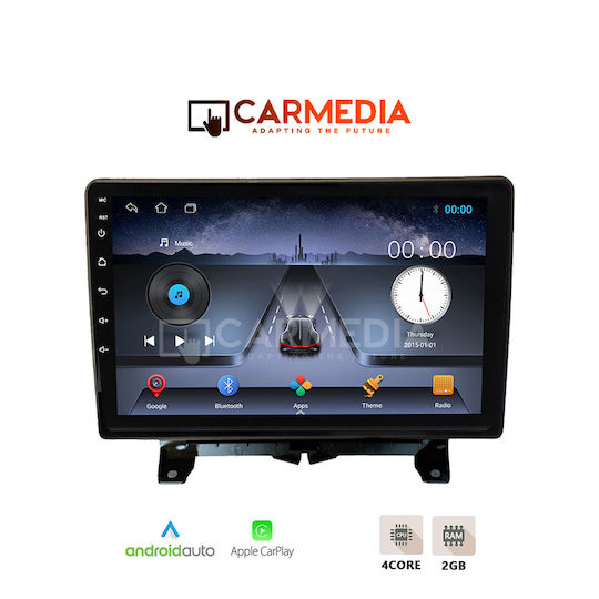 Carmedia Ηχοσύστημα Αυτοκινήτου για Land Rover Discovery 2004-2009 (Bluetooth/USB/WiFi/GPS/Apple-Carplay/Android-Auto) με Οθόνη Αφής 9"