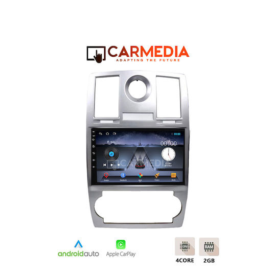 Carmedia Auto-Audiosystem Chrysler 300C 2005-2010 (Bluetooth/USB/WiFi/GPS/Apple-Carplay/Android-Auto) mit Touchscreen 9"
