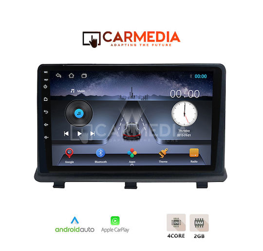 Carmedia Car Audio System for Opel Antara 2006 with Touch Screen 9" Bluetooth USB Wi-Fi GPS Apple CarPlay Android Auto