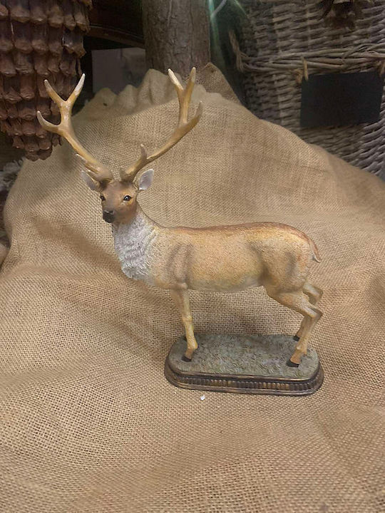 Figurină de Crăciun Ceramică Verticală Decorativă Ren 20 0x6 50x Înălțime 25,5 cm