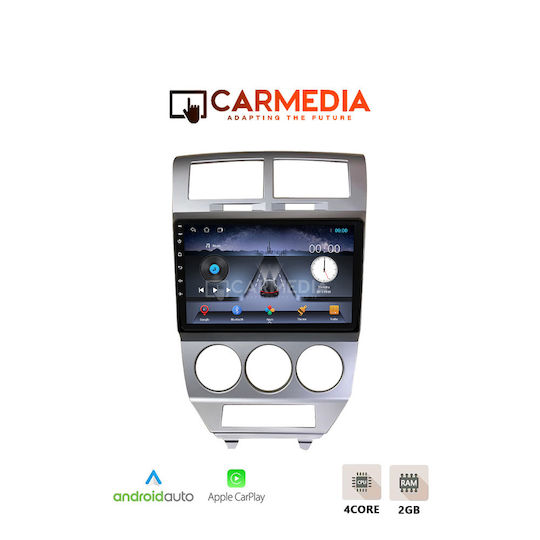 Carmedia Автомобилна Аудио Система (Блутут/USB/WiFi/GPS/Apple-Carplay/Android-Auto) с Тъчскрийн 10"