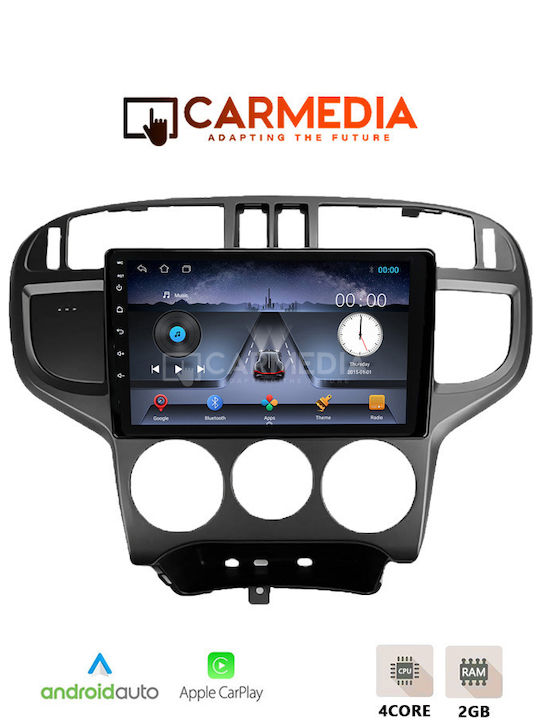 Carmedia Car Audio System for Hyundai Matrix 2001-2010 (Bluetooth/USB/WiFi/GPS/Apple-Carplay/Android-Auto) with Touch Screen 9"