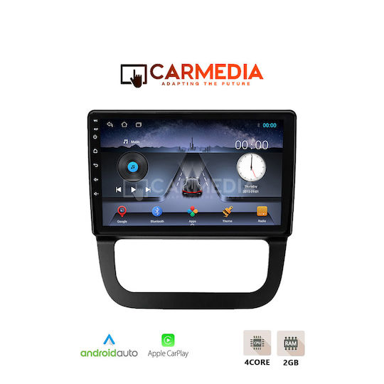 Carmedia Car Audio System for Volkswagen Jetta 2004-2015 (Bluetooth/USB/WiFi/GPS/Apple-Carplay/Android-Auto) with Touch Screen 10"