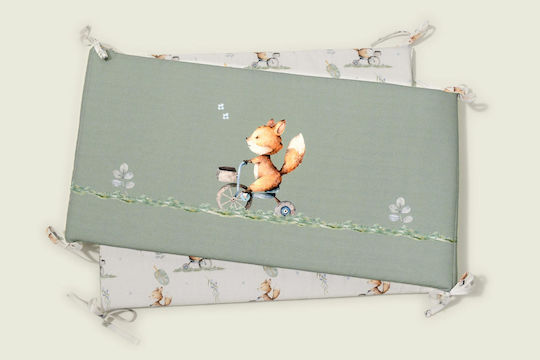 Baby Oliver Crib Bumpers Classic Inside Mint 34cm