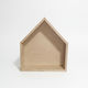 Wooden Construction MDF House Shape 28x24.5x6.5cm Craft