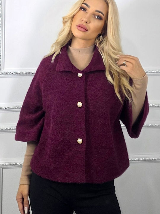 Γυναικεία Κάπα Burgundy
