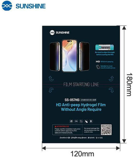 Sunshine 0.172mm Privacy Hidrogel Screen Protector (Galaxia M54)
