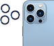 Rurihai Protecție Cameră Tempered Glass Blue pentru iPhone 13 Pro, iPhone 13 Pro Max
