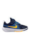 Star Runner Kids Sports Shoes Running with Hoop & Loop Closure Blue