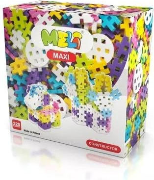 Meli Blocuri Maxi Pink Constructor pentru 3+ Ani 220buc
