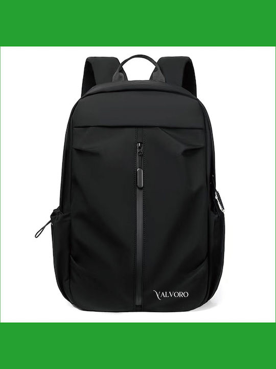Valvoro Backpack Αδιάβροχο Μαύρο