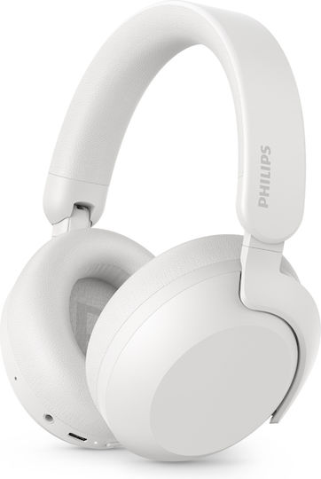 Philips TAH8000E Wireless / Wired Over Ear Headphones and Quick Charge White