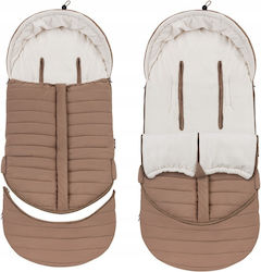 Lionelo Oli Universal Waterproof Brown Stroller Footmuff