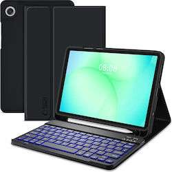 Tech-Protect Флип Капак с Клавиатура (Galaxy Tab A9 / Galaxy Tab A11) Черна Tech-Protect Флип Капак с Клавиатура (Galaxy Tab A9 / Galaxy Tab A11) Черна