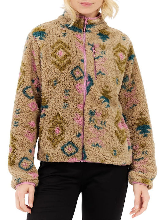 Full Women's Athletic Cardigan Vintage Pink